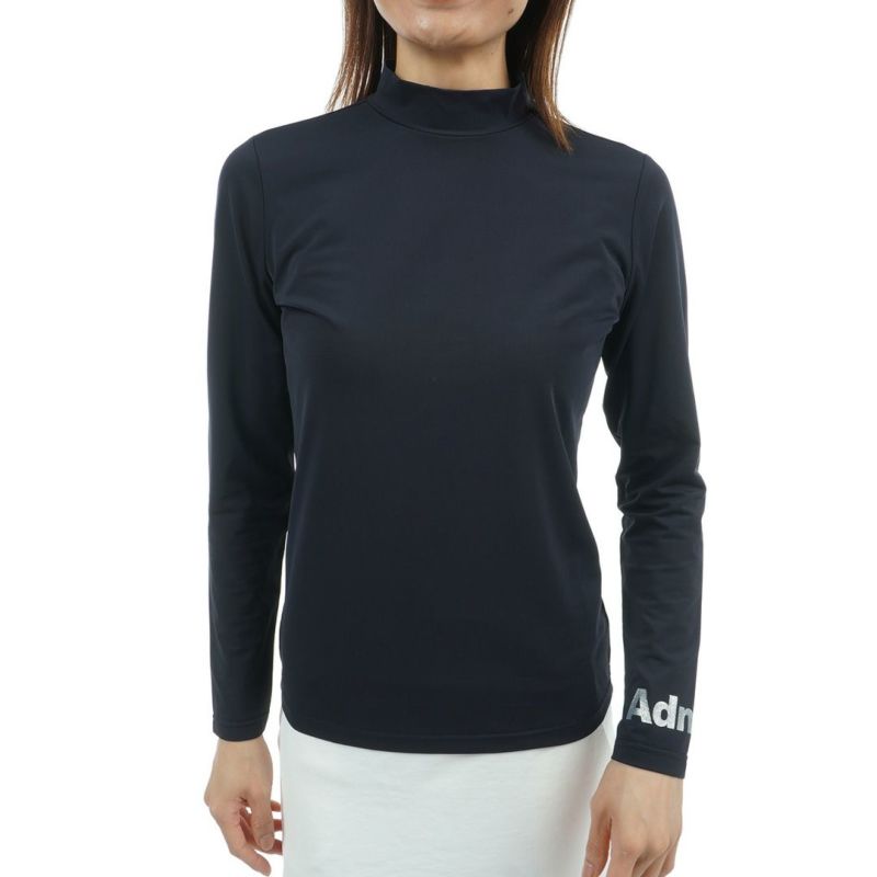 AdmiralGOLF レディース UVカットモックネックインナー ネイビー