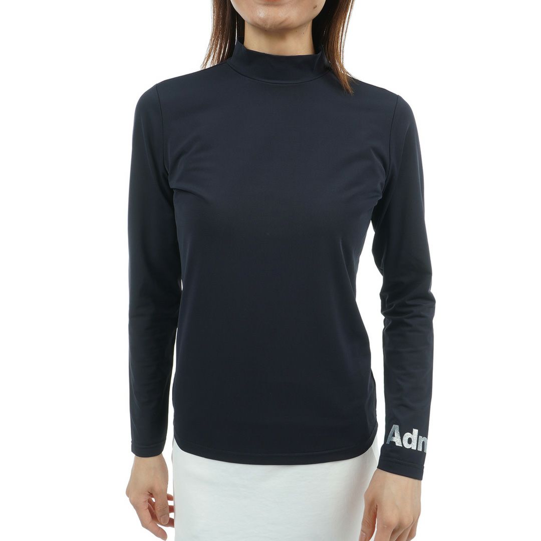 AdmiralGOLF レディース UVカットモックネックインナー ネイビー