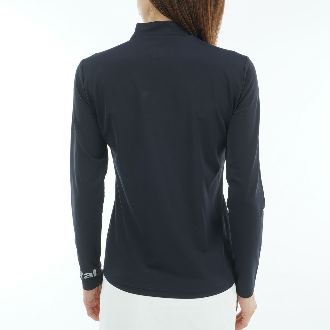AdmiralGOLF レディース UVカットモックネックインナー ネイビー