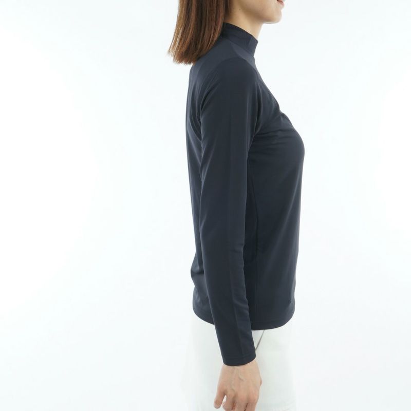 AdmiralGOLF レディース UVカットモックネックインナー ネイビー