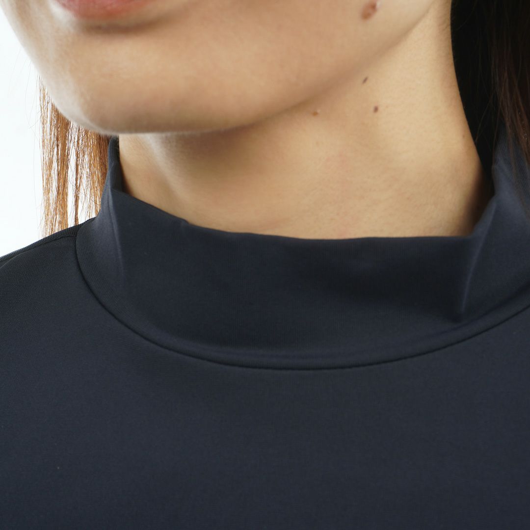 AdmiralGOLF レディース UVカットモックネックインナー ネイビー