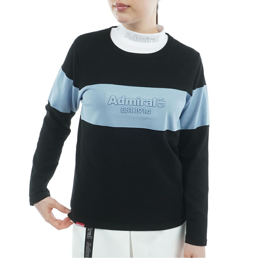 アドミラル ゴルフ Admiral GOLF レディース レディース マシュマロタッチ クルーネックライトニット ADLA550 詳細4