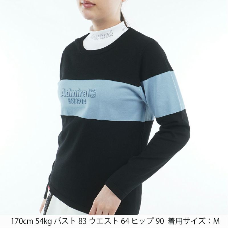 アドミラル ゴルフ Admiral GOLF レディース レディース マシュマロタッチ クルーネックライトニット ADLA550 詳細5