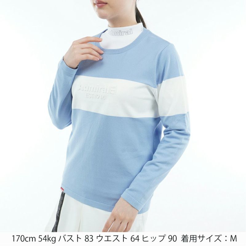 アドミラル ゴルフ Admiral GOLF レディース レディース マシュマロタッチ クルーネックライトニット ADLA550 詳細8