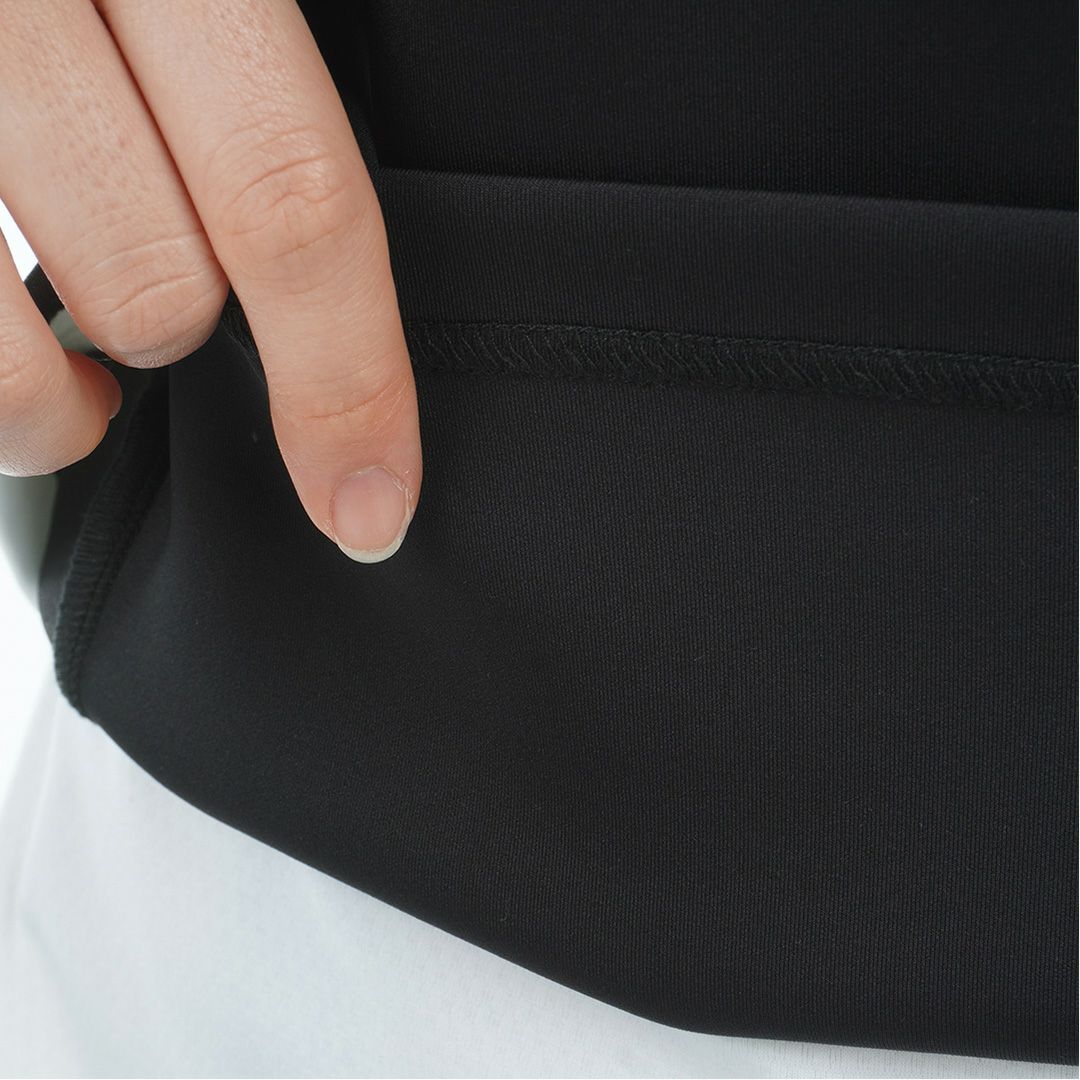 [アドミラル ゴルフ]レディース ダンボール フーディーベスト　ブラック