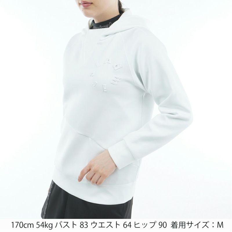 [アドミラル ゴルフ]レディース ダンボール フーディーパーカ　ホワイト