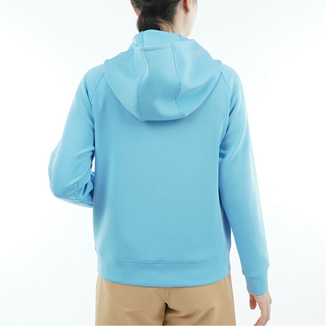 [アドミラル ゴルフ]レディース ダンボール フーディーパーカ　アイスブルー