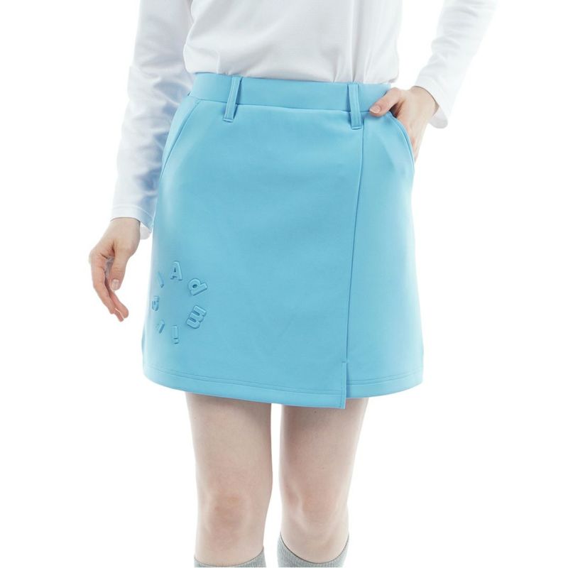 [アドミラル ゴルフ]レディース バックロゴ ダンボールスカート　アイスブルー