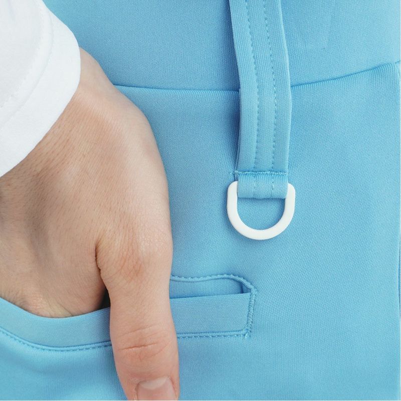 [アドミラル ゴルフ]レディース バックロゴ ダンボールスカート　アイスブルー