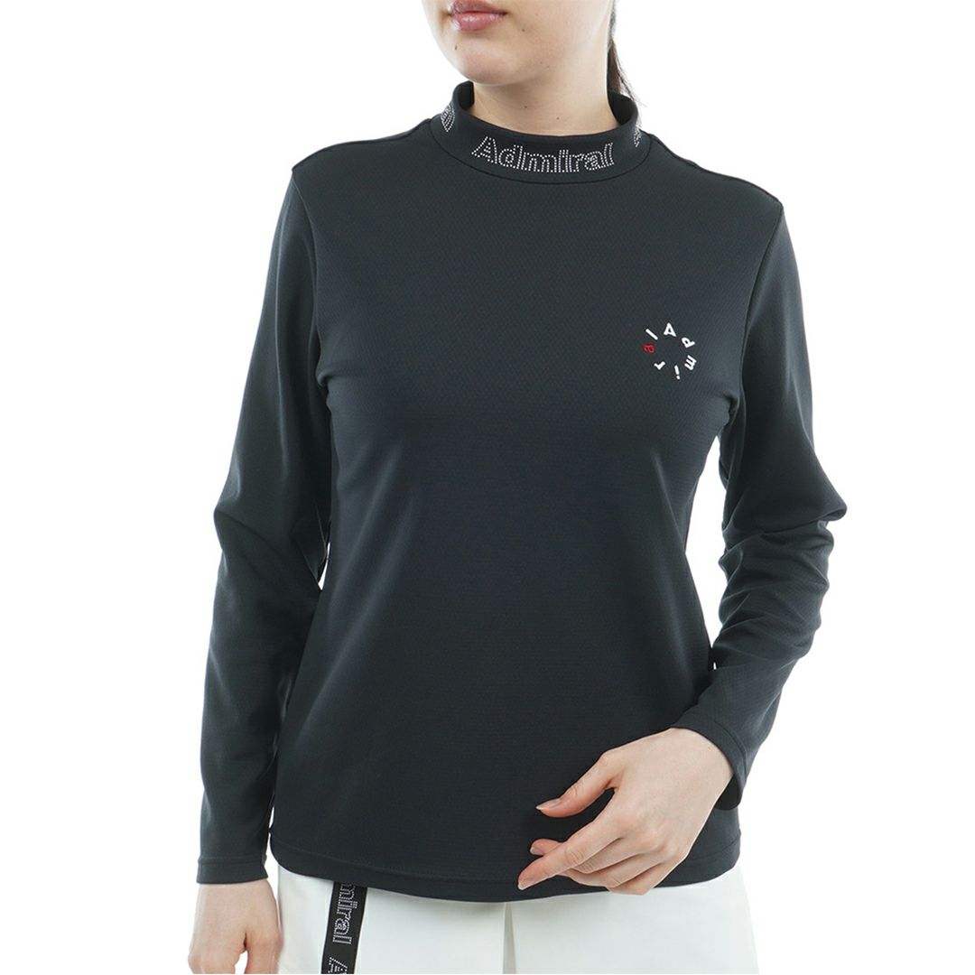 アドミラル ゴルフ Admiral GOLF レディース レディース カラタッチ 長袖モックネックシャツ ADLA554 詳細4