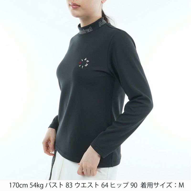 アドミラル ゴルフ Admiral GOLF レディース レディース カラタッチ 長袖モックネックシャツ ADLA554 詳細5