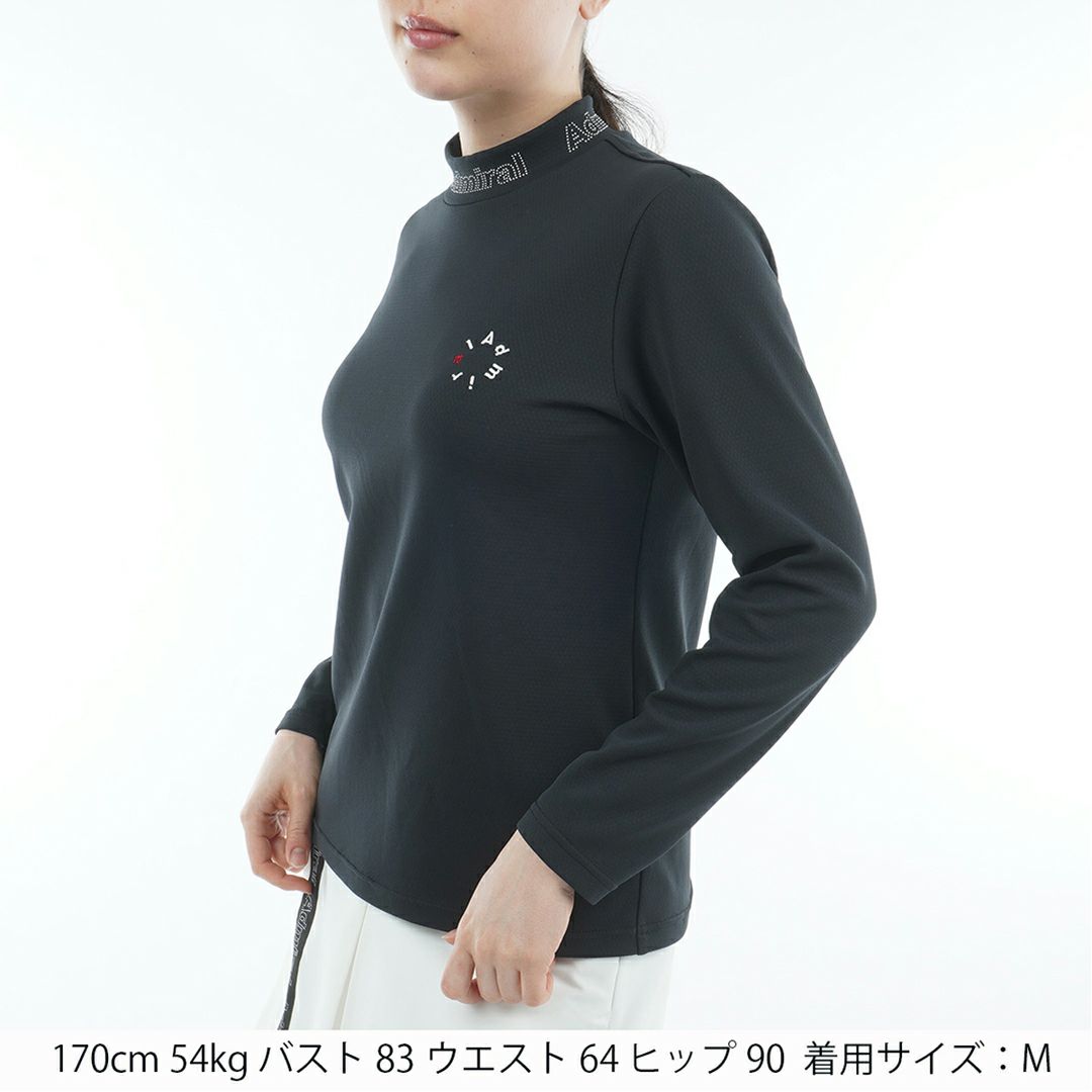 アドミラル ゴルフ Admiral GOLF レディース レディース カラタッチ 長袖モックネックシャツ ADLA554 詳細5