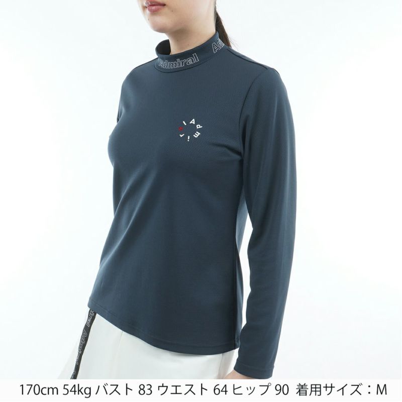 アドミラル ゴルフ Admiral GOLF レディース レディース カラタッチ 長袖モックネックシャツ ADLA554 詳細8