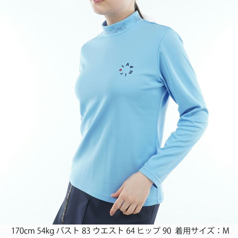 アドミラル ゴルフ Admiral GOLF レディース レディース カラタッチ 長袖モックネックシャツ ADLA554 詳細11