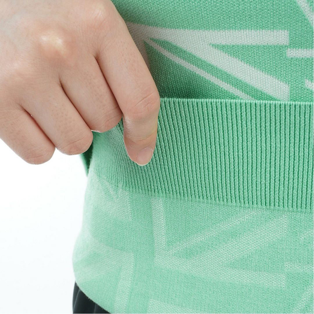 [アドミラル ゴルフ]レディース UJ クルーネックセーター　ミントグリーン