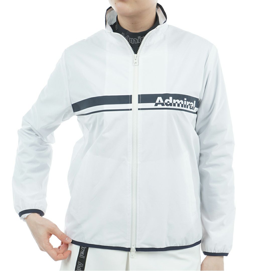 アドミラル ゴルフ Admiral GOLF レディース レディース ロゴライン ウィンドジャケット ADLA560 詳細1