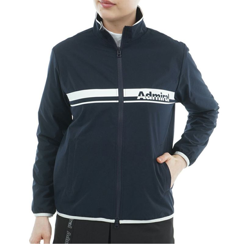 アドミラル ゴルフ Admiral GOLF レディース レディース ロゴライン ウィンドジャケット ADLA560 詳細4