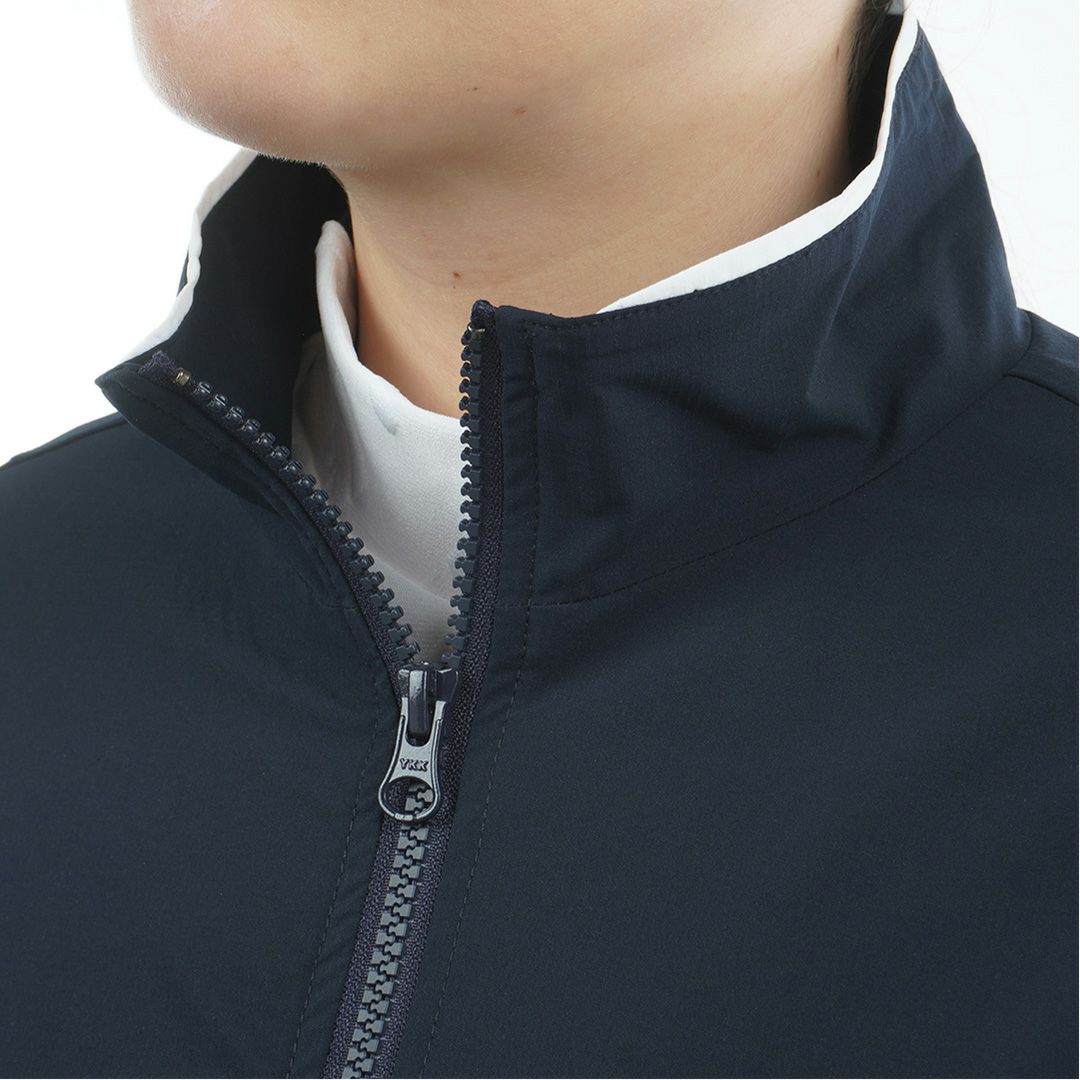 [アドミラル ゴルフ]レディース ロゴライン ウィンドジャケット　ネイビー