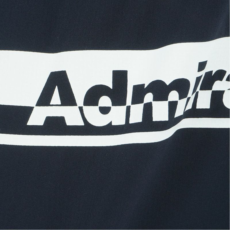 [アドミラル ゴルフ]レディース ロゴライン ウィンドジャケット　ネイビー