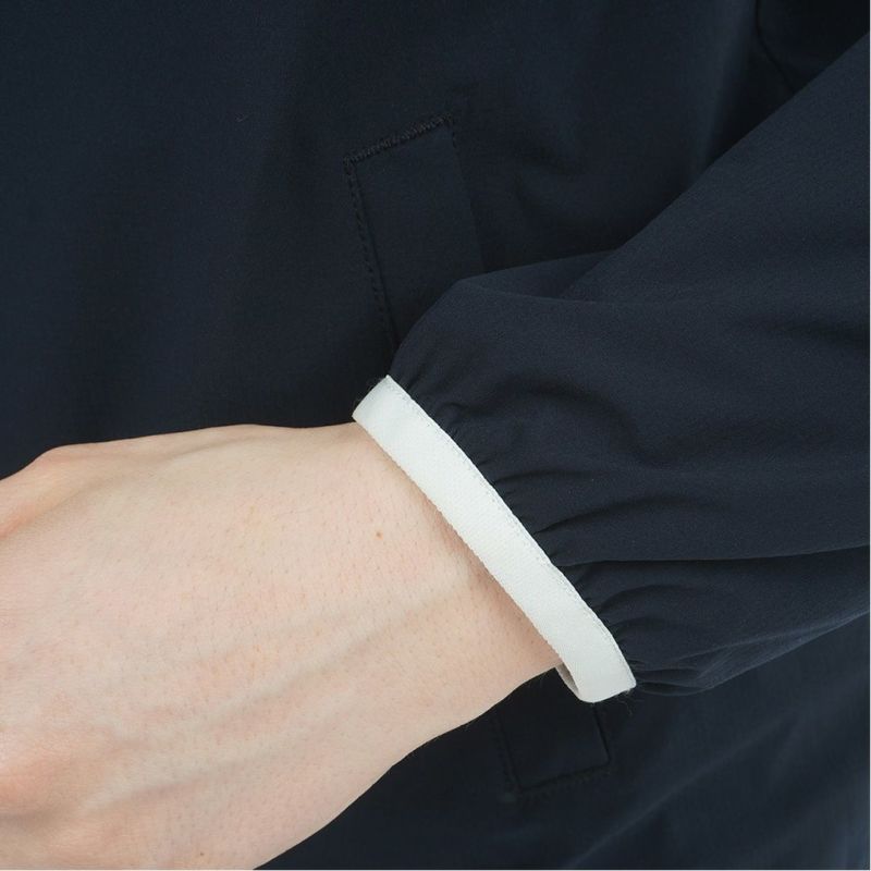 [アドミラル ゴルフ]レディース ロゴライン ウィンドジャケット　ネイビー