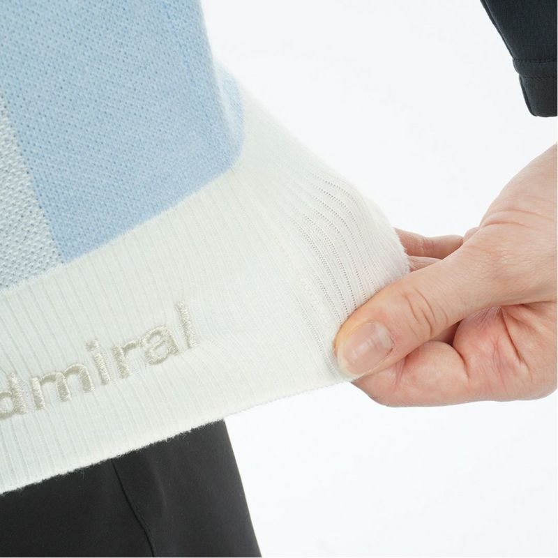 アドミラル ゴルフ Admiral GOLF レディース レディース モノグラムジャカード　ライトクルーニットベスト ADLA561 詳細12