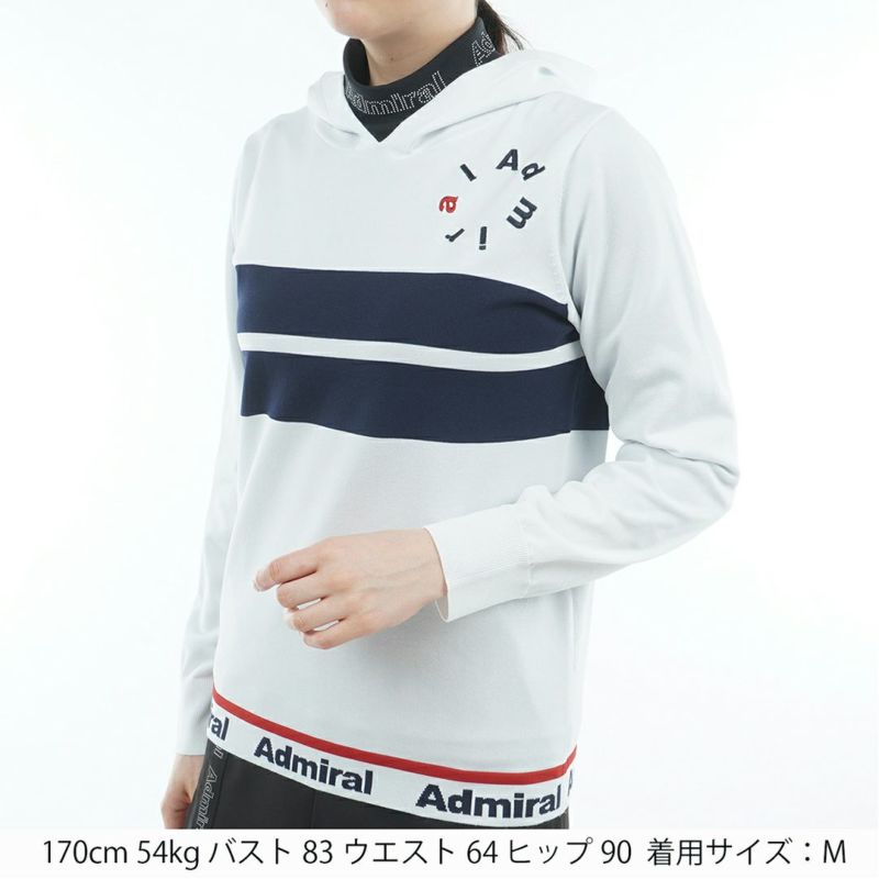 Admiral] クラシック ロゴエンボス モックシャツ レディース Admiral