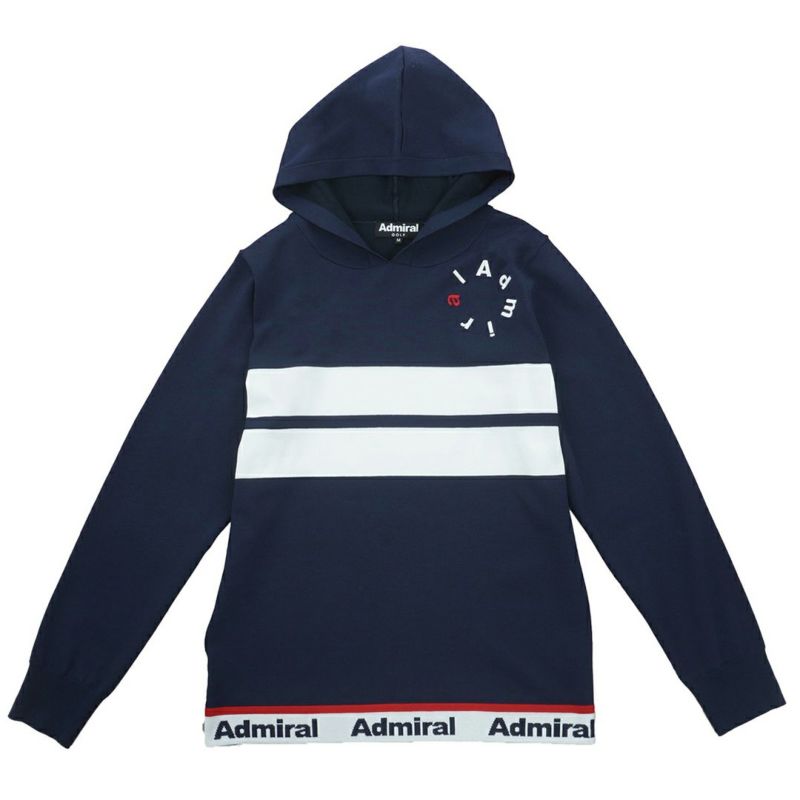 [アドミラル ゴルフ]レディース ホカタッチ 軽量フーディーニット　ネイビー