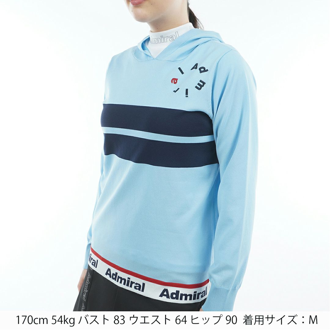 アドミラル ゴルフ Admiral GOLF レディース レディース ホカタッチ 軽量フーディーニット ADLA563 詳細10