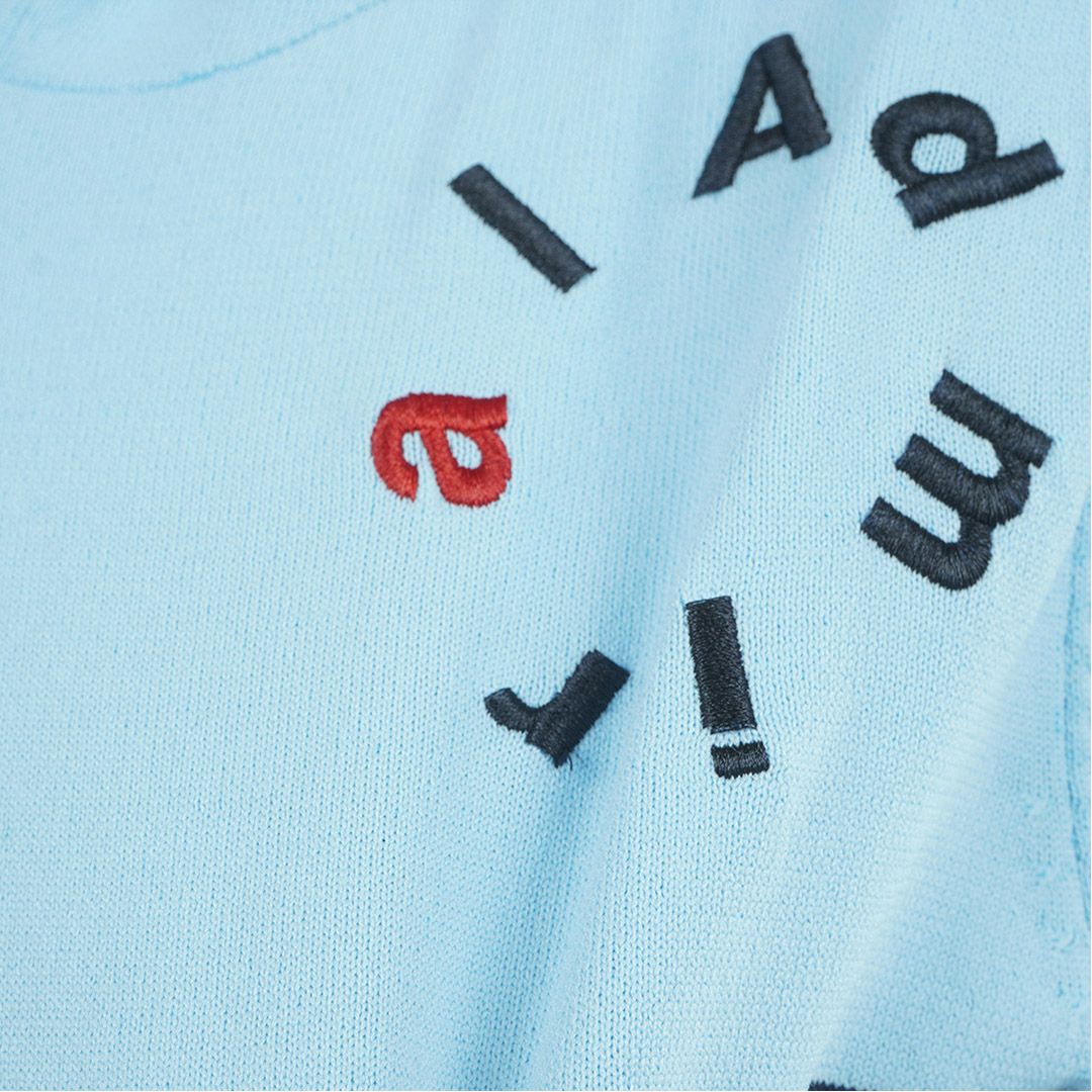 [アドミラル ゴルフ]レディース ホカタッチ 軽量フーディーニット　アイスブルー