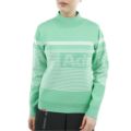 [アドミラル ゴルフ]レディース パネルBD ボトルネックセーター　ミントグリーン