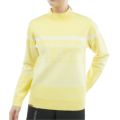 [アドミラル ゴルフ]レディース パネルBD ボトルネックセーター　イエロー