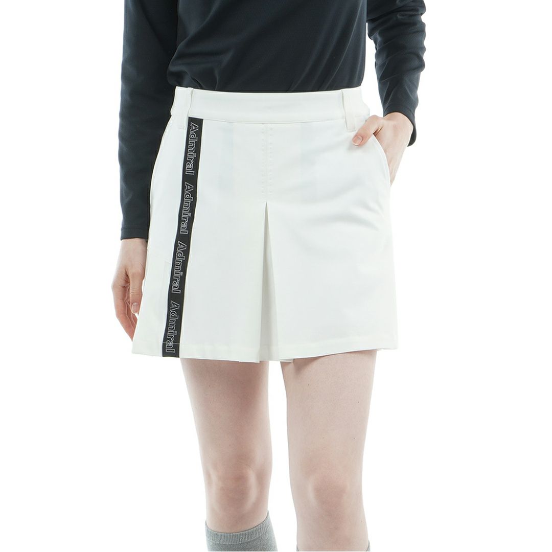 アドミラル ゴルフ Admiral GOLF レディース レディース 4WAYストレッチ ボックスプリーツキュロット ADLA565 詳細1
