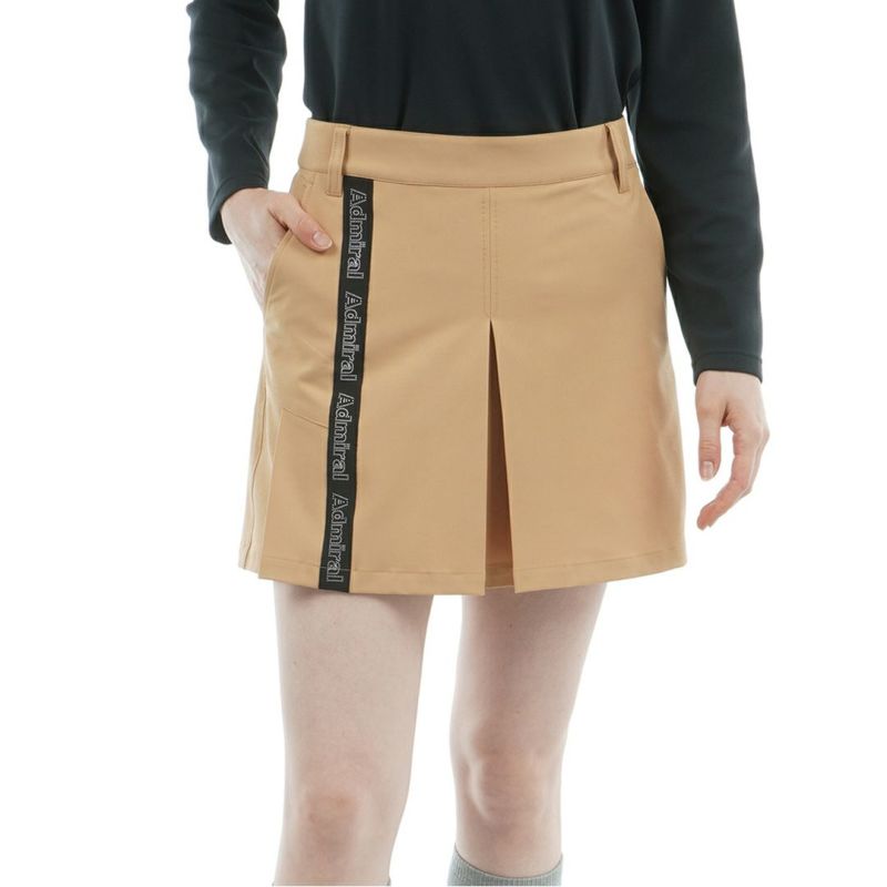 Admiral プリーツスカート ブラウン系 アドミラル ゴルフ]レディース 4WAYストレッチ ボックスプリーツ