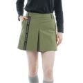 [アドミラル ゴルフ]レディース 4WAYストレッチ ボックスプリーツキュロット　カーキ