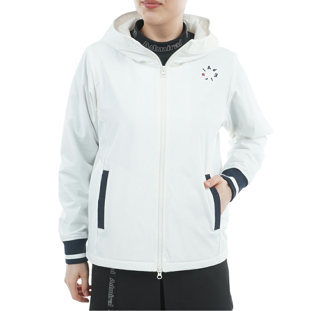 [アドミラル ゴルフ]レディース エアポカ ウォームジャケット　ホワイト