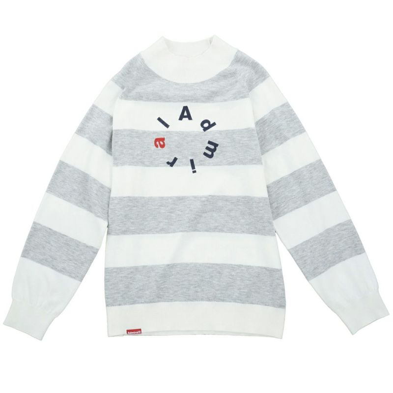 [アドミラル ゴルフ]レディース ホカタッチ ボトルネックBDセーター　ホワイト