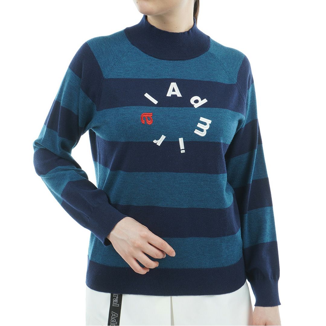 アドミラル ゴルフ Admiral GOLF レディース レディース ホカタッチ ボトルネックBDセーター ADLA571 詳細5