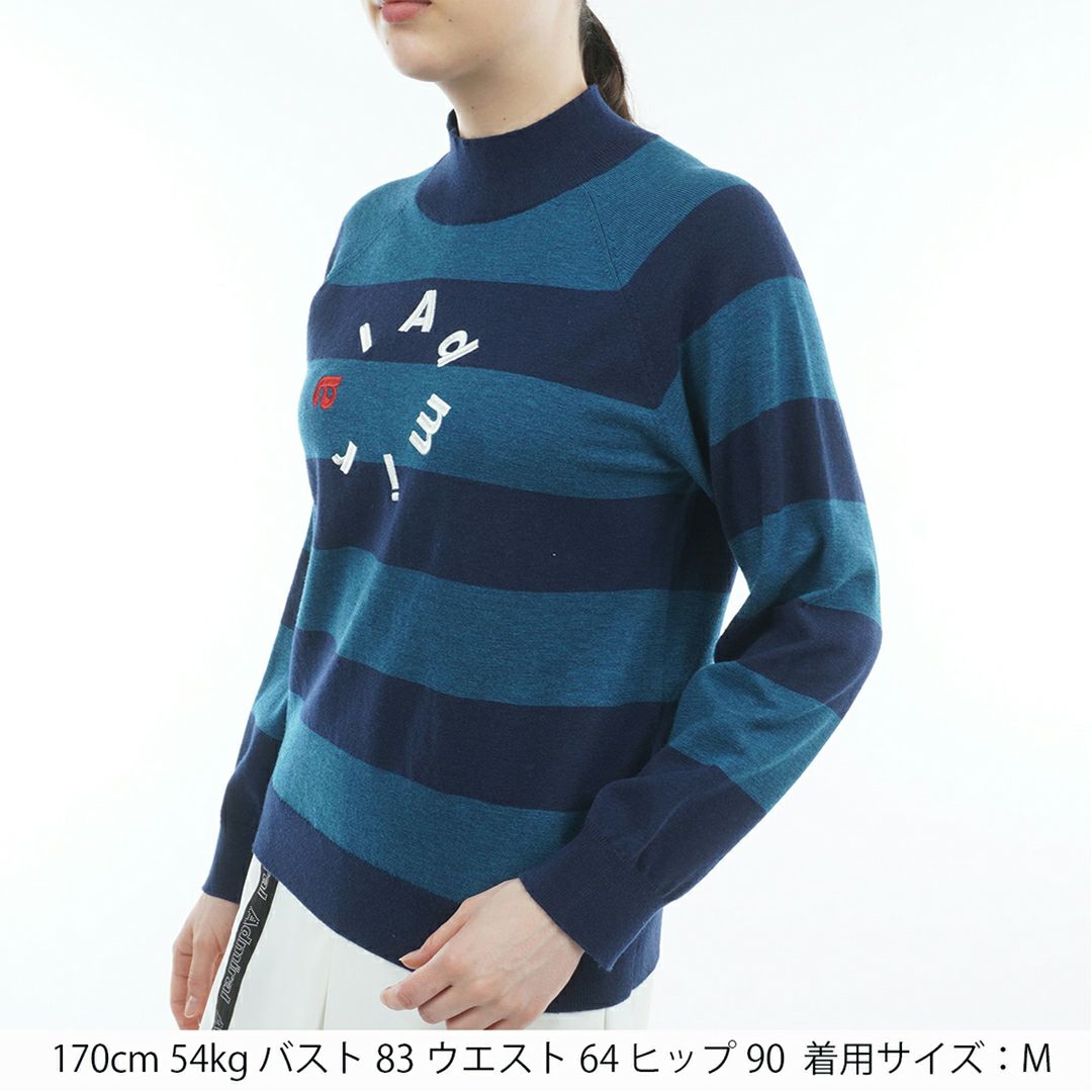 アドミラル ゴルフ Admiral GOLF レディース レディース ホカタッチ ボトルネックBDセーター ADLA571 詳細6