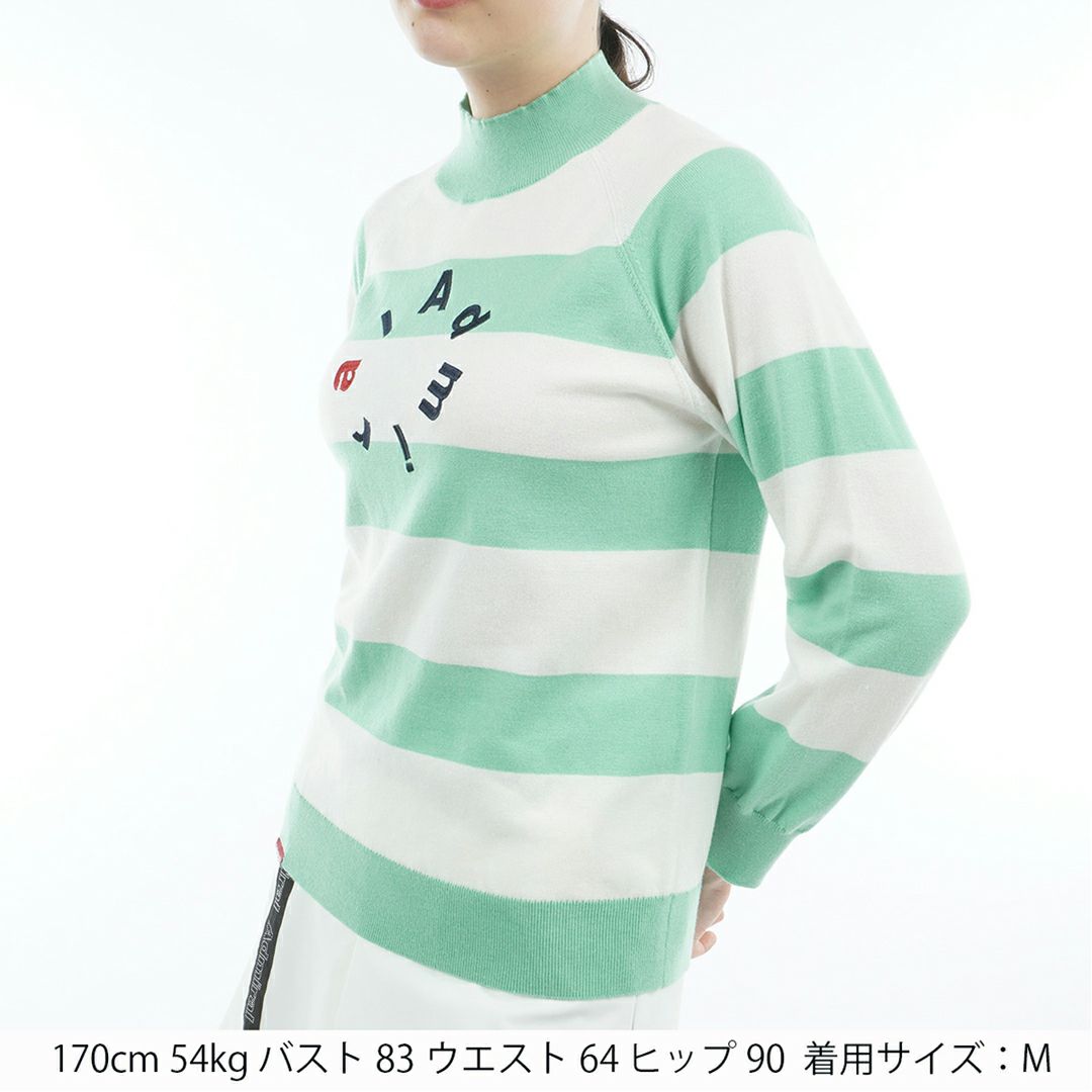 アドミラル ゴルフ Admiral GOLF レディース レディース ホカタッチ ボトルネックBDセーター ADLA571 詳細10