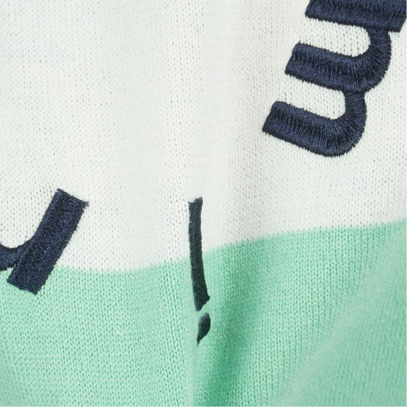 [アドミラル ゴルフ]レディース ホカタッチ ボトルネックBDセーター　ミントグリーン