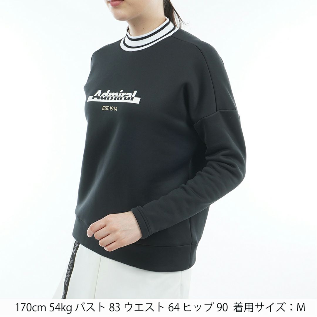 アドミラル ゴルフ]レディース カルイシ 軽量モックネックスウェット