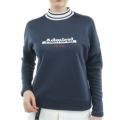 [アドミラル ゴルフ]レディース カルイシ 軽量モックネックスウェット　ネイビー