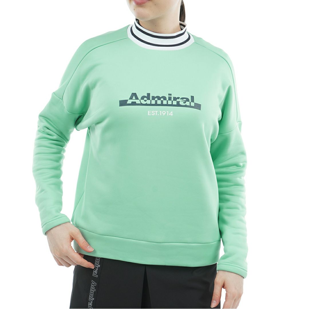 【大感謝祭P10倍】【送料無料】トレーナー レディース アドミラルゴルフ Admiral Golf 日本正規品 2025 秋冬 新作 ゴルフウェア adla572 30％OFF】[アドミラル ゴルフ]レディース カルイシ 軽量モックネック