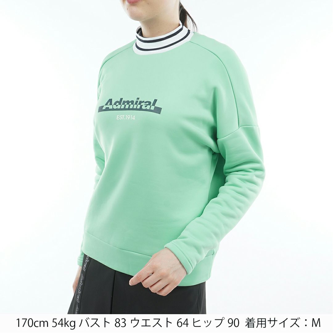 アドミラル ゴルフ Admiral GOLF レディース レディース カルイシ 軽量モックネックスウェット ADLA572 詳細11