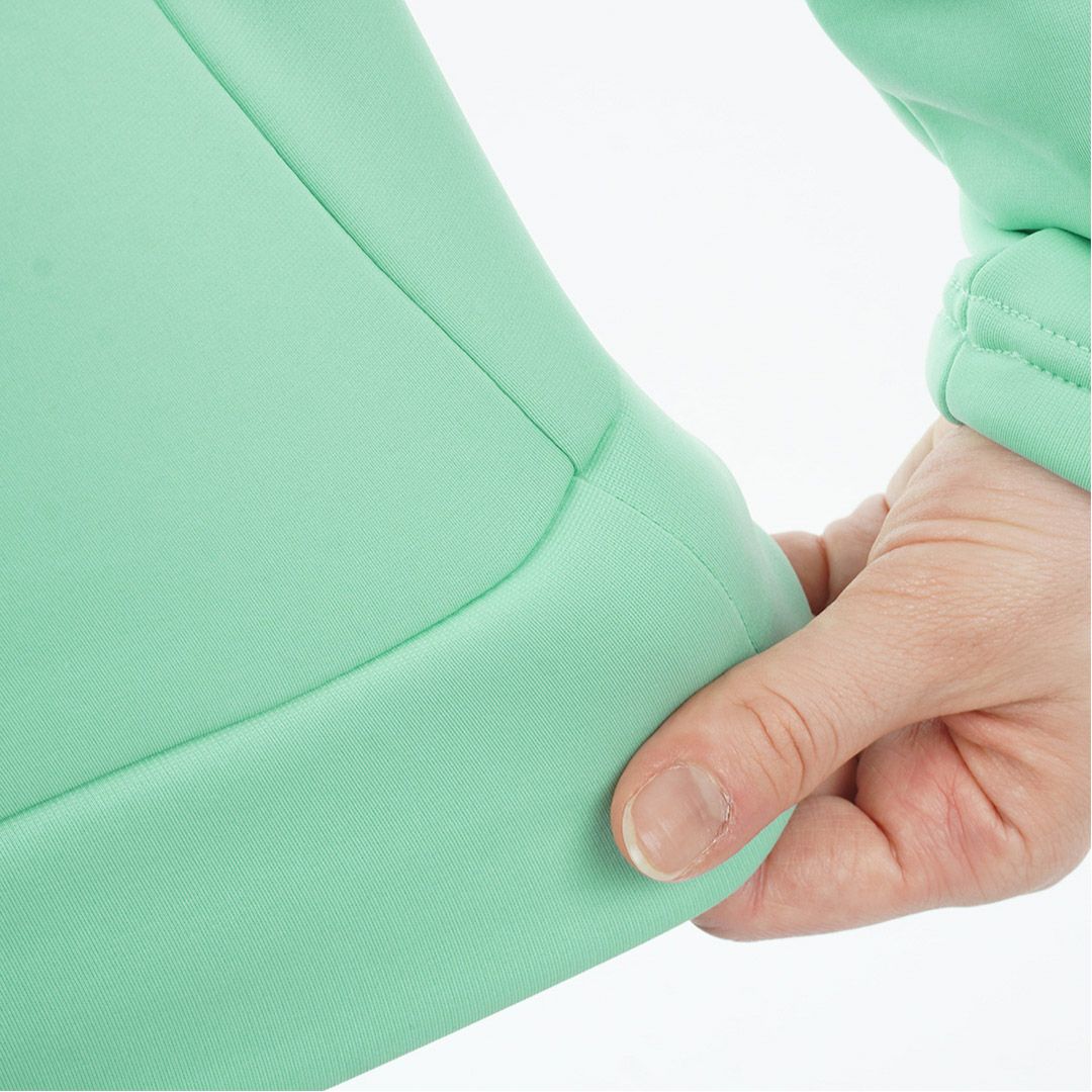 [アドミラル ゴルフ]レディース カルイシ 軽量モックネックスウェット　ミントグリーン