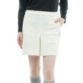 [アドミラル ゴルフ]レディース ハイテンション 裏起毛スカート　ホワイト