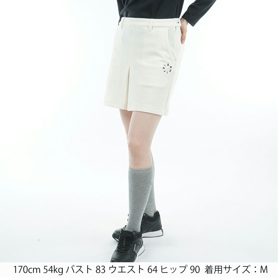 [アドミラル ゴルフ]レディース ハイテンション 裏起毛スカート　ホワイト