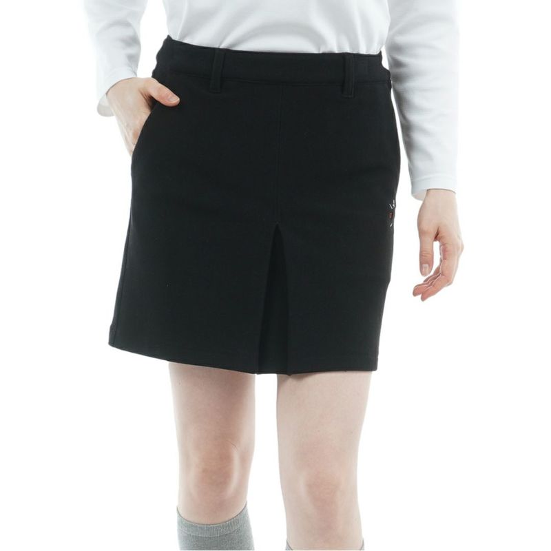 [アドミラル ゴルフ]レディース ハイテンション 裏起毛スカート　ブラック