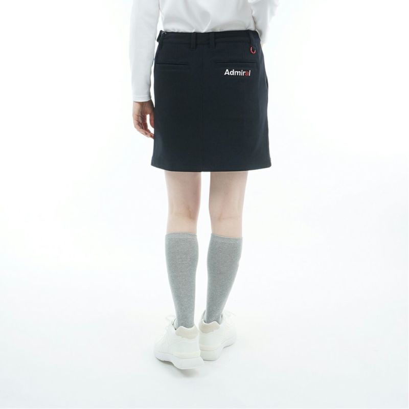 [アドミラル ゴルフ]レディース ハイテンション 裏起毛スカート　ネイビー