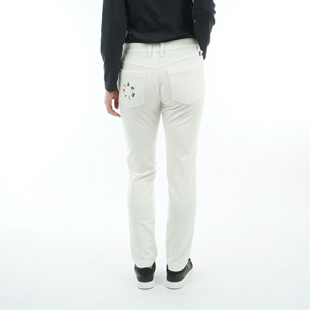 [アドミラル ゴルフ]レディース ハイテンション 裏起毛スリムパンツ　ホワイト